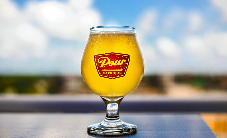 Pour Taproom Beer Glass